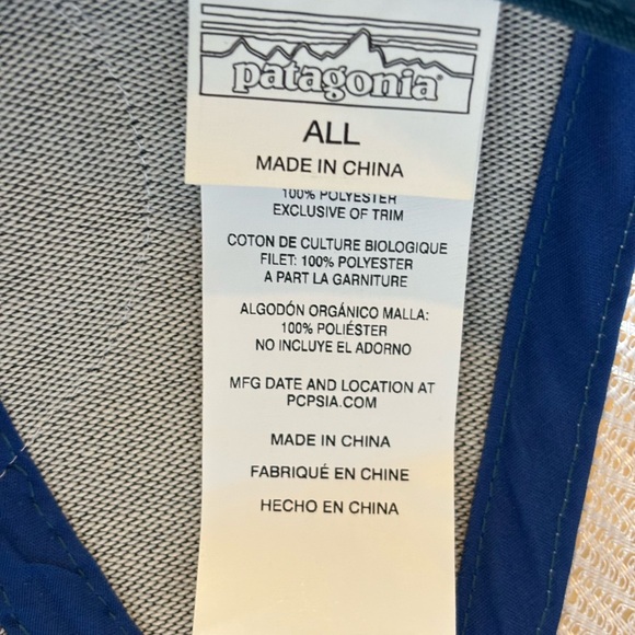 Patagonia Blue and White Cap with Honolulu Patch - Picture 4 of 6